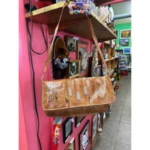 Vintage Cobra Snakeskin Handbag